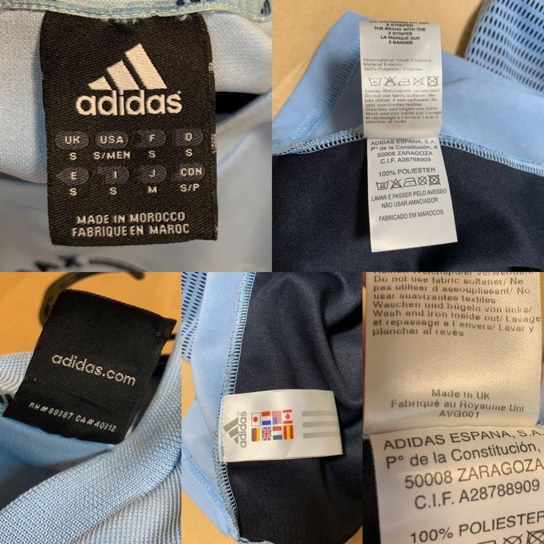 00s アヤックス トレーニングウェア ユニフォーム adidas 水色