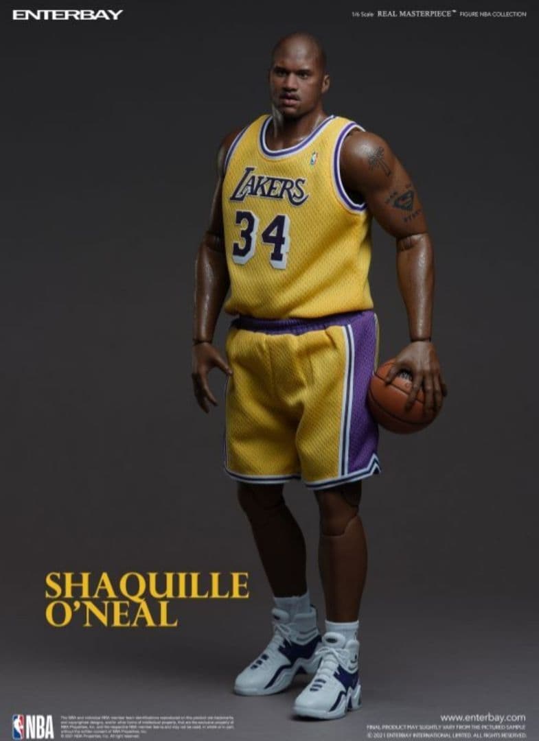 新品　1/6　シャキール・オニール　アクションフィギュア　エンターベイ