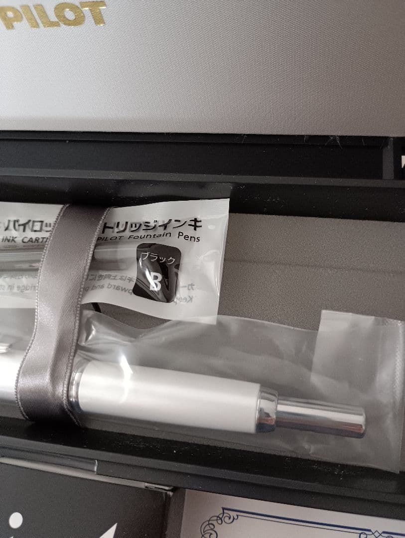 PILOT 万年筆 パールホワイト 細字 FCT-15SR-PWF　新品、未使用