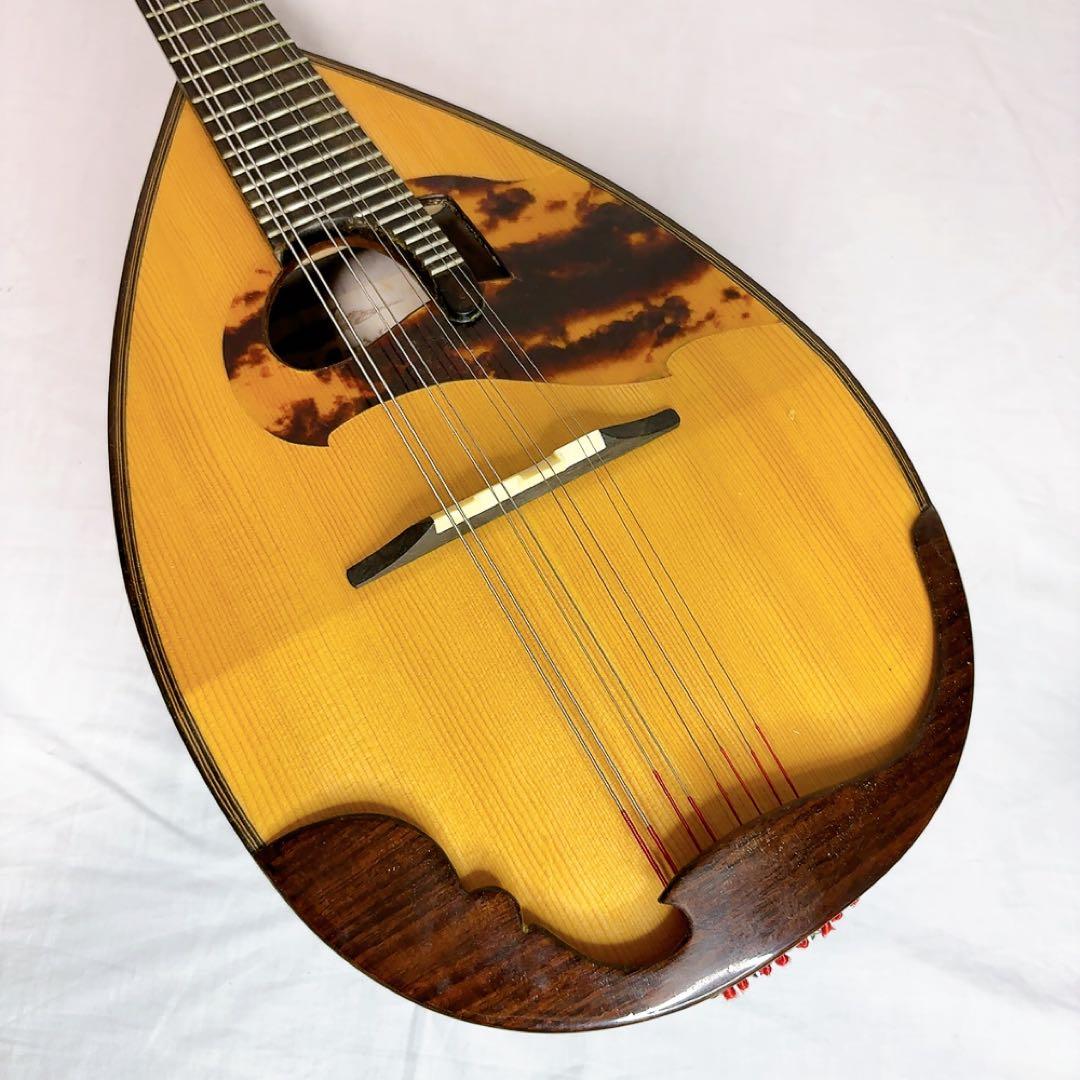 【美品】落合忠男 手工 マンドリン Ｍ４ 1991年 ハードケース付