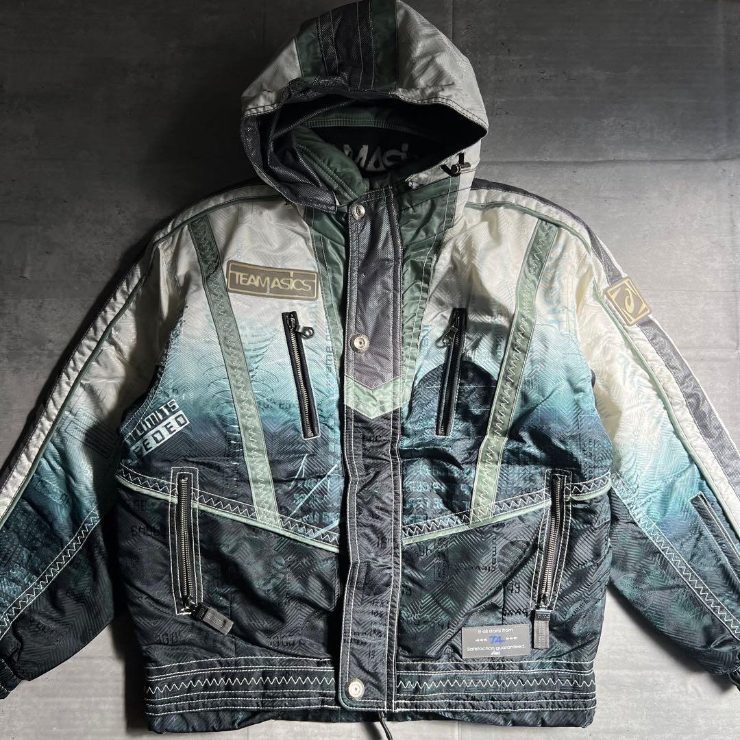 超激レア】Asics アシックス　グラフィック　スキーウェアセットアップ　日本製