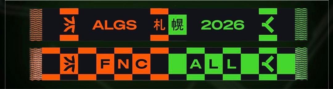 t*k様 Fnatic x Alliance スカーフ algs札幌限定 新品未
