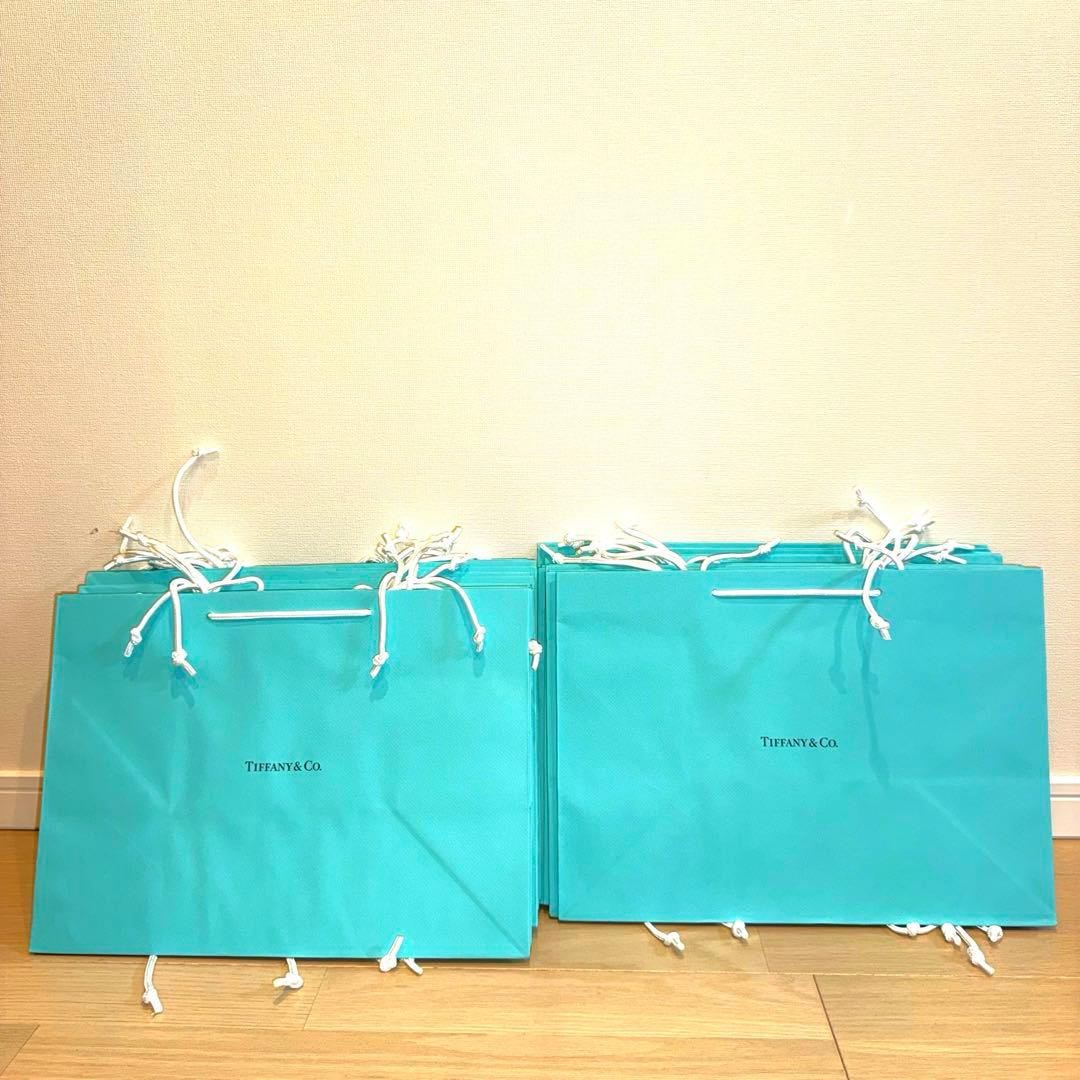 現行品Tiffanyティファニー ショッパー 紙袋まとめ売り 24枚