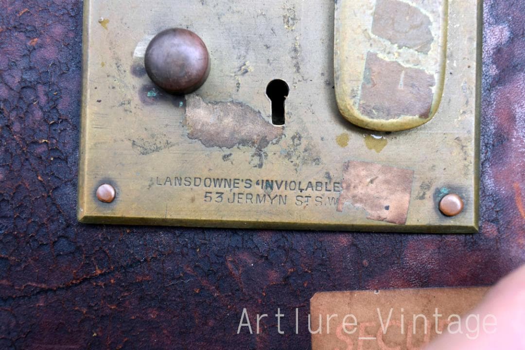 希少希少ヴィクトリア時代の旅行鞄 英国 LANSDOWNE LUGGAGE-ｙｈ