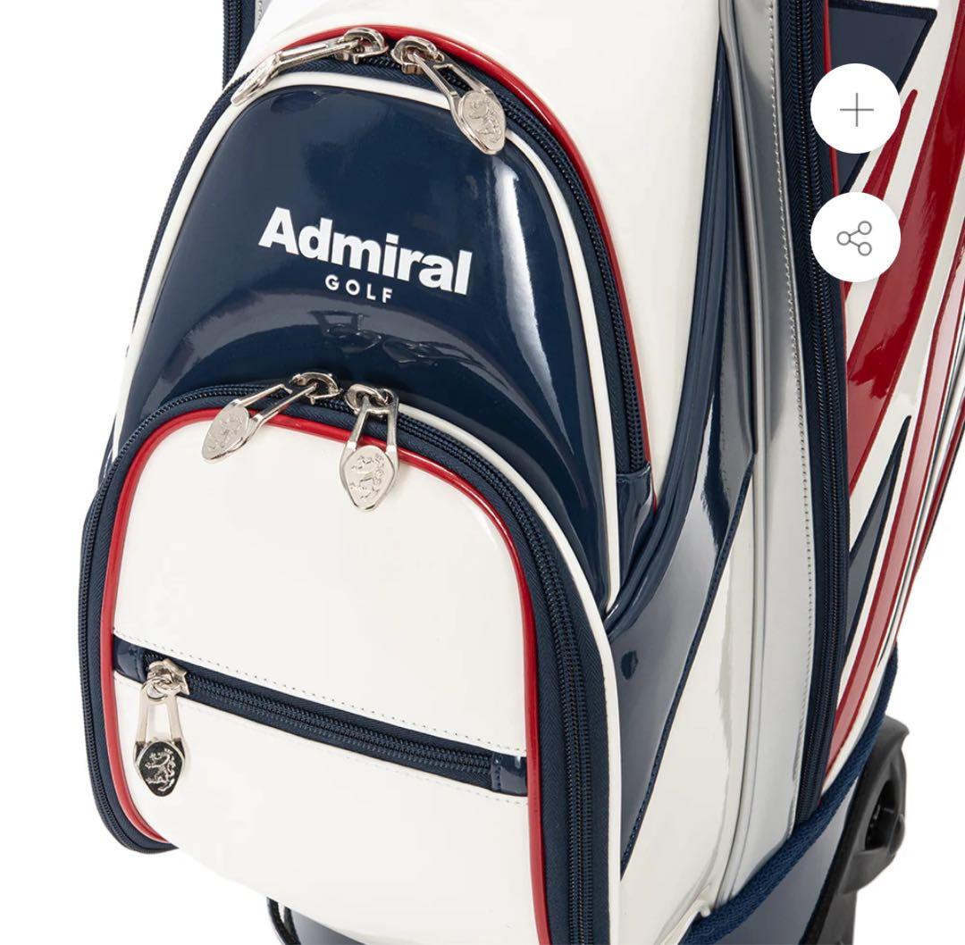 Admiral キャスター付き キャディバッグエナメル　ADMG5BC3 新品