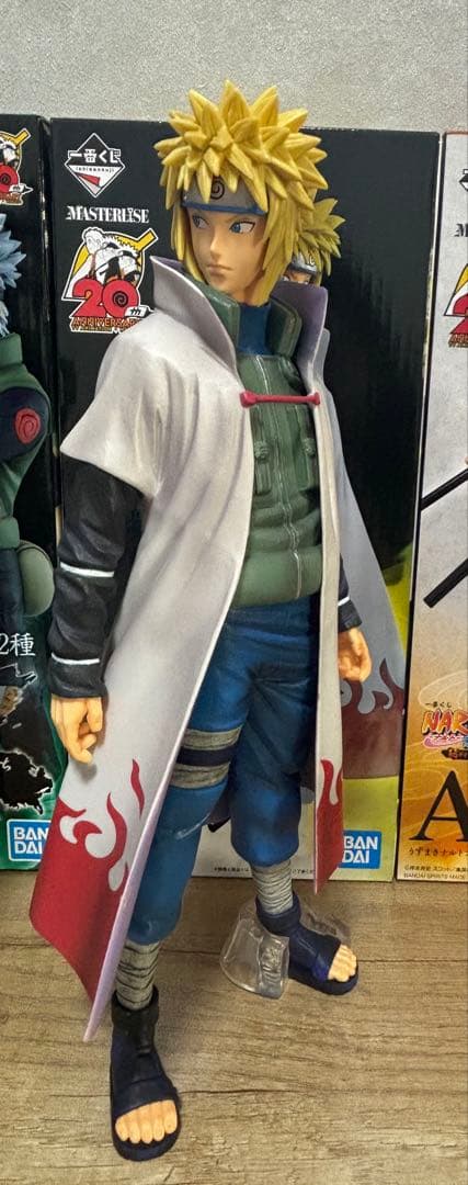 一番くじ 紡がれる火の意志 ナルト サスケ カカシ ミナト フィギュア 初版