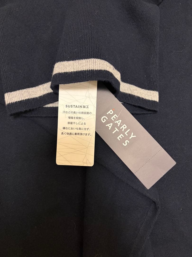 パーリーゲイツ　カシミヤタッチ天竺ハイネックセーター　新品未使用