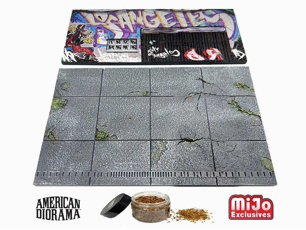 アメリカンジオラマ 1:64スケール LAストリートアートジオラマ グラフティ