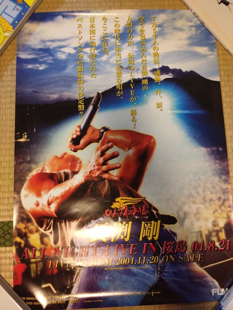 長渕剛　ポスター　11枚セット　激レア