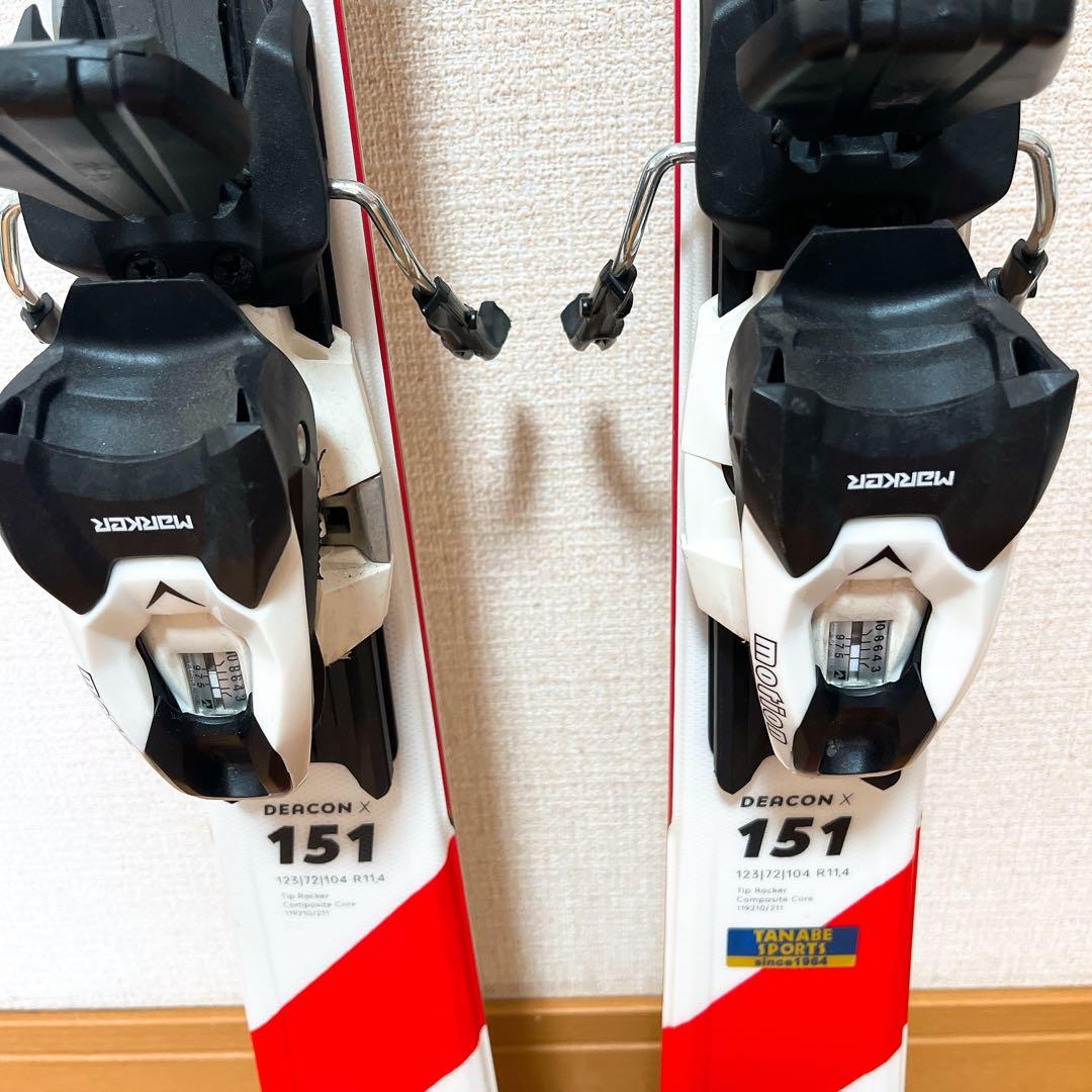 美品 VOLKL DEACON X カービングスキー 151cm MARKER