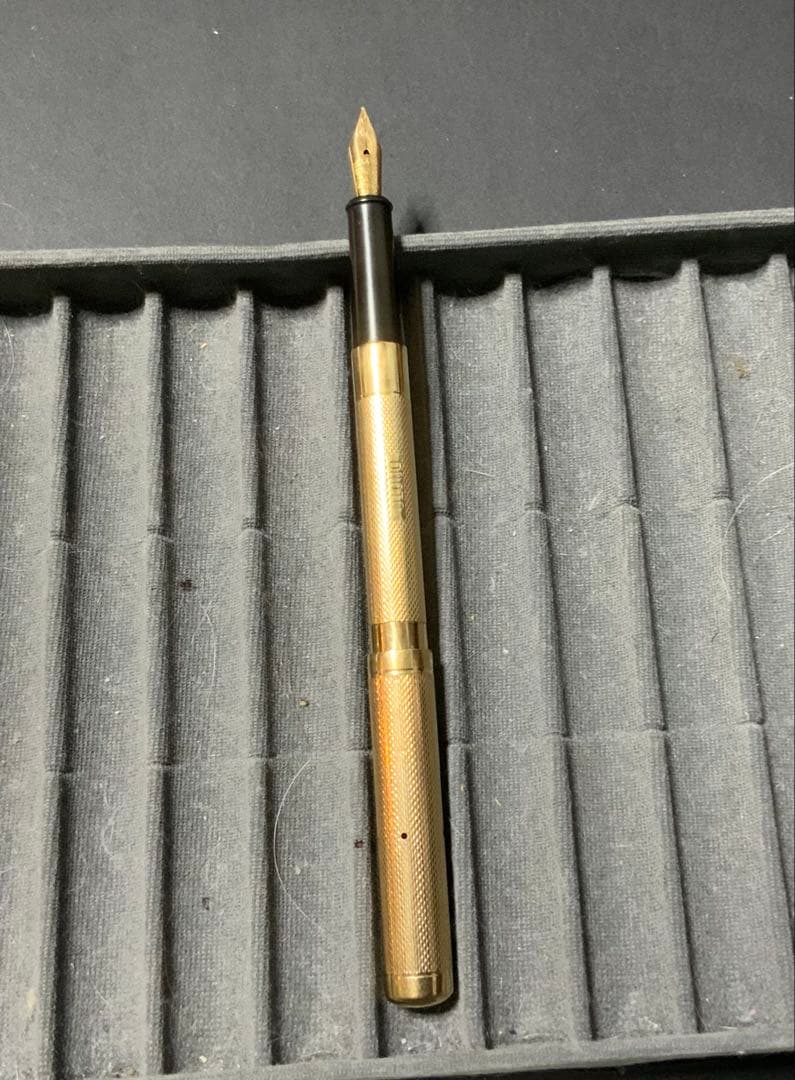 9金無垢Vintage Onoto 万年筆　14KのFペン先　クリスマス特価