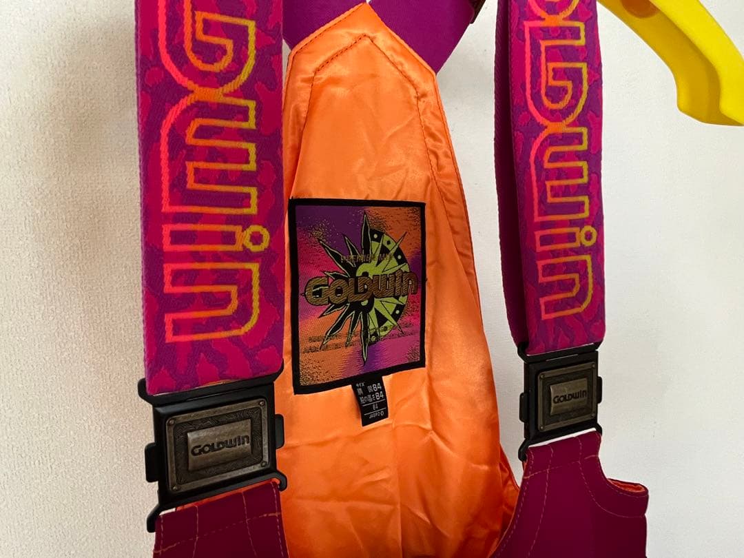 【未使用】GOLDWIN スキーウェア 紫ピンクオレンジ 90’sレア