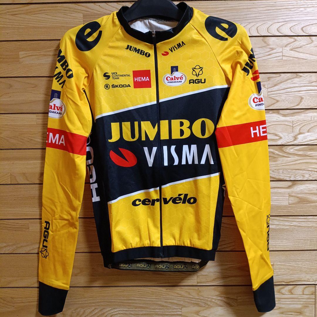 (*き様 支給品　Jumbo visma　サイクルジャージ　AGU　ユンボヴィス