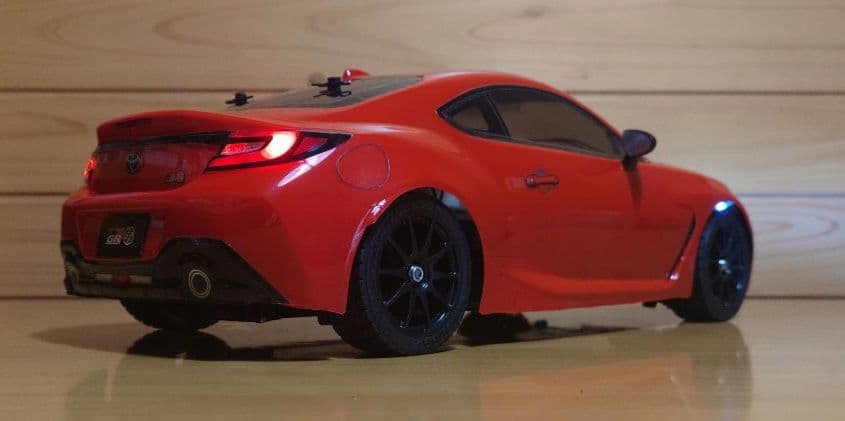 田宮模型 GR86(LEDライト付)＆プロポ＆バッテリー充電器セット　未走行品