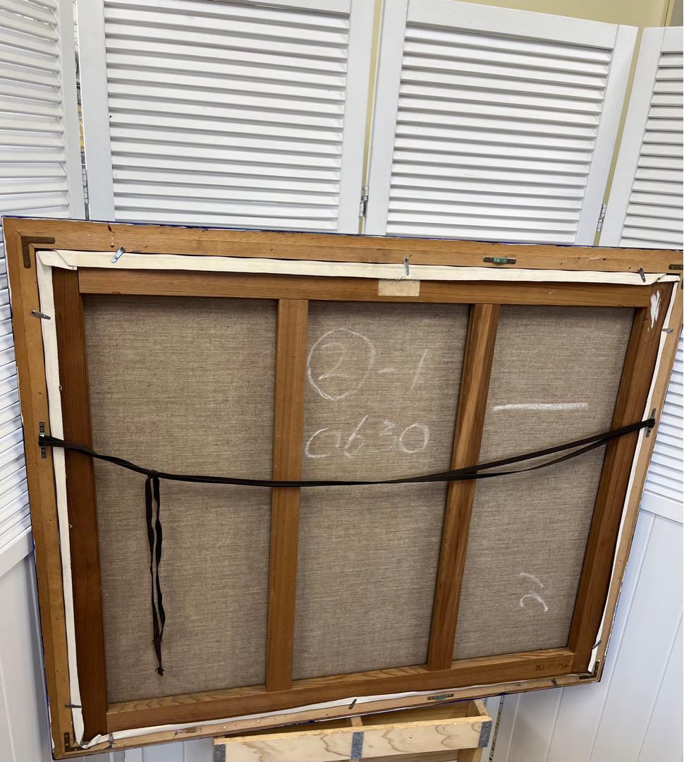 巨大ハワイアンアート 原画 真作 Ana Monaghan アナ・モナハン 額装