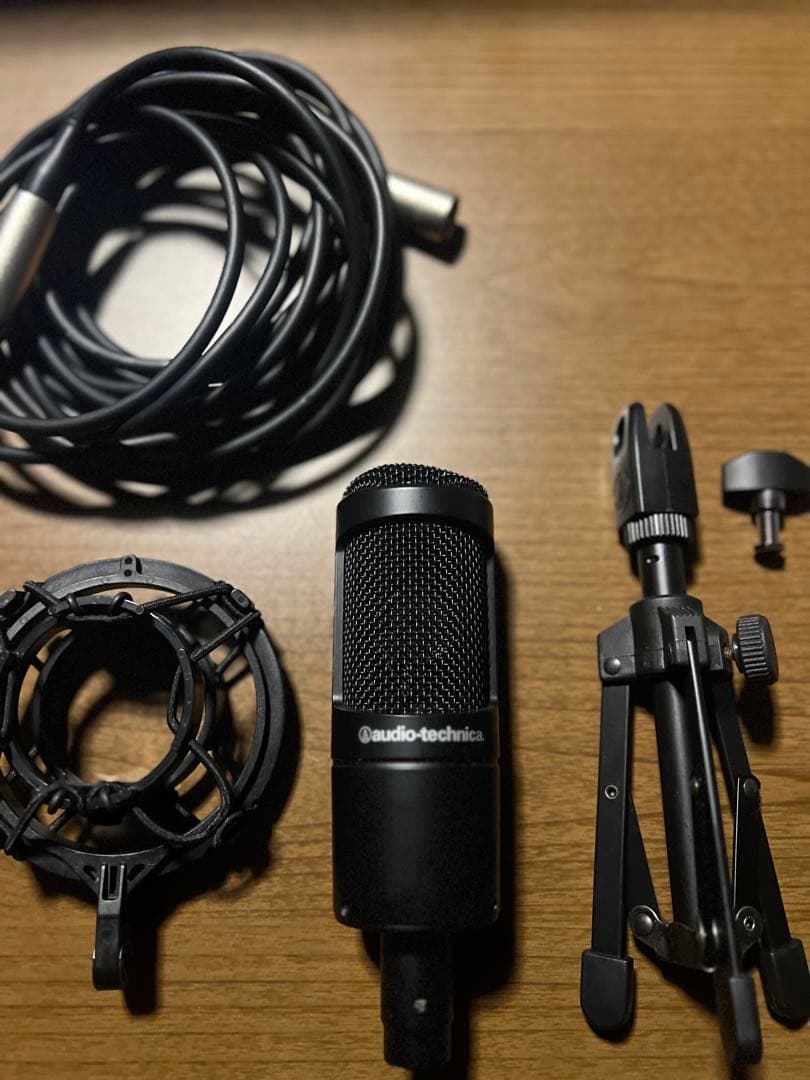 Audio-Technica AT2035 マイクスタンド・ケーブル付
