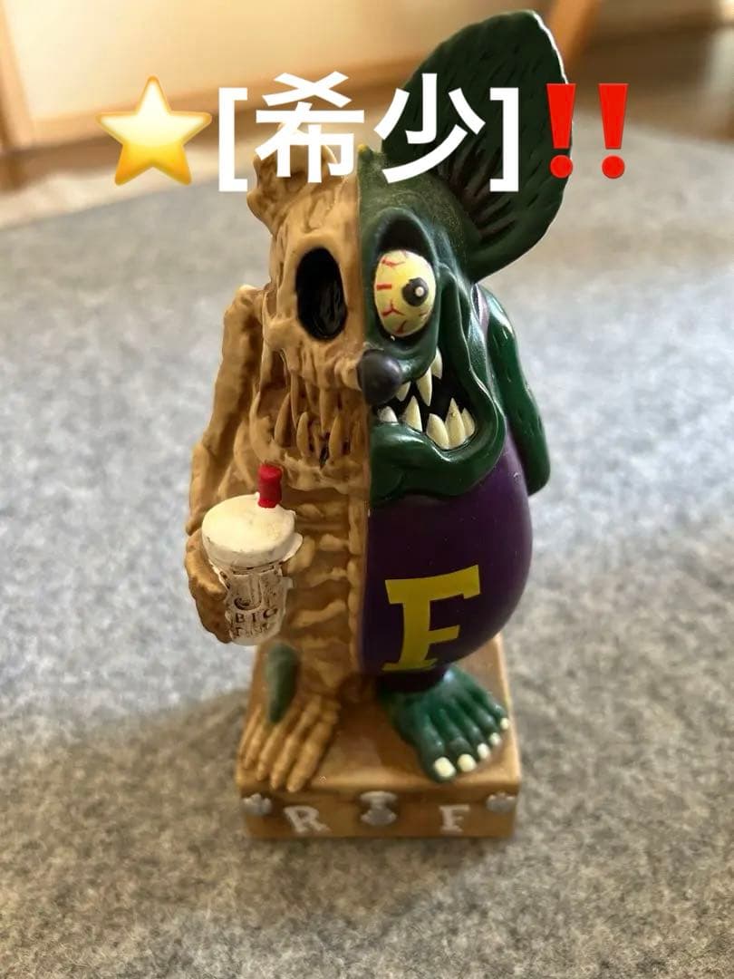 ⭐️[希少カラー]新品、未使用‼️ラットフィンクボビングヘッドフィギュア骸骨モデル