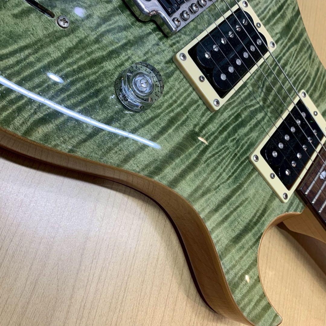 極美品 激杢 PRS custom24 SE グリーン ソフトケース付き