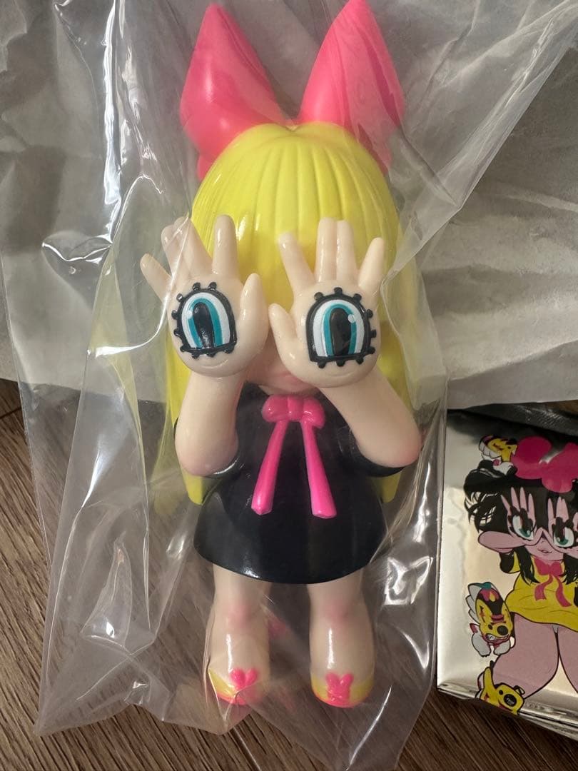 Reebok SNKRDUNK にぎるちゃんソフビ カード　イエロー　靴なし