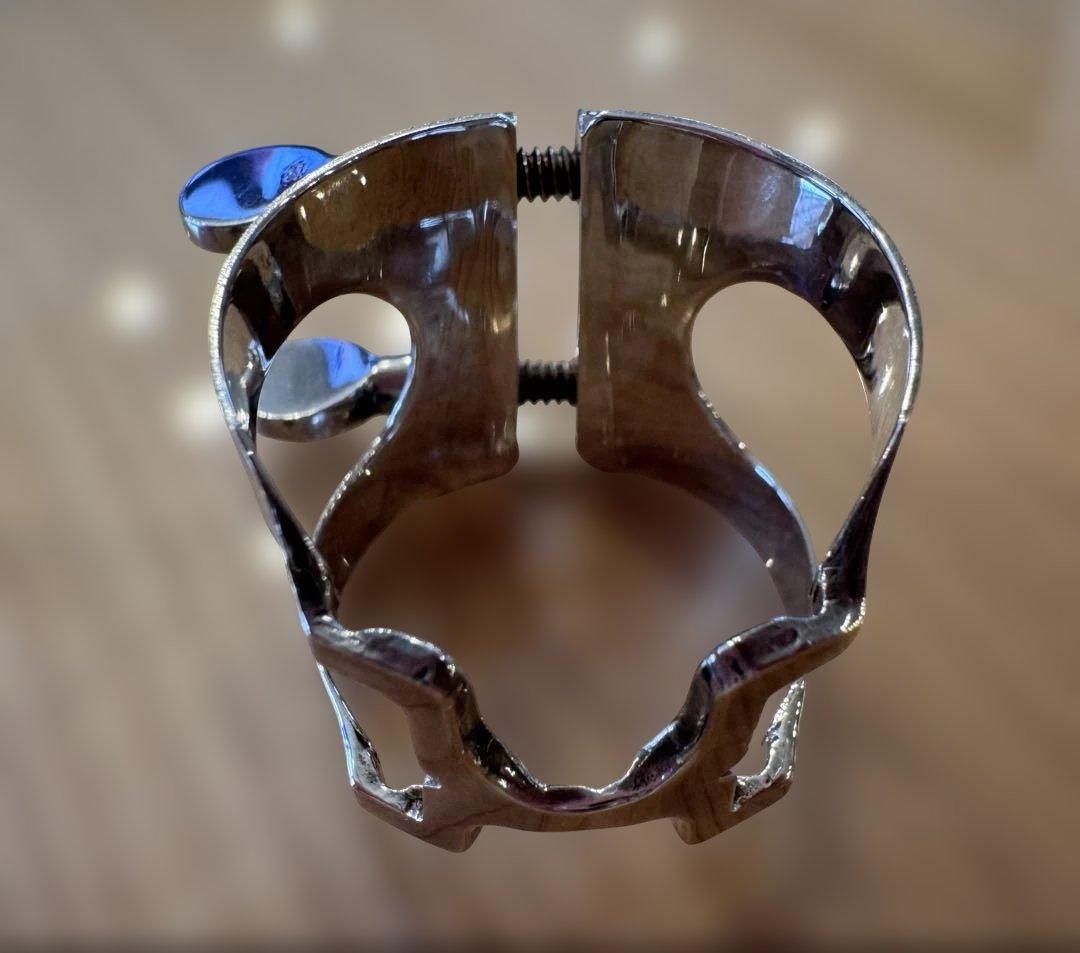 ハリソン　スターリングシルバー　アルトサックス リガチャー