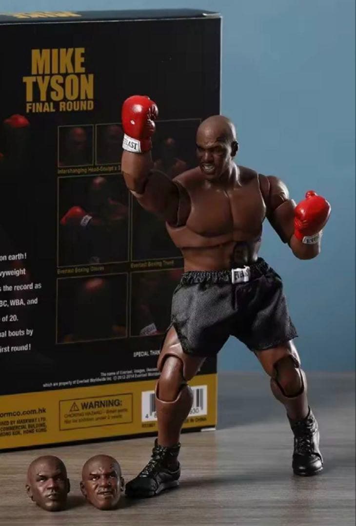 マイクタイソン、モハメドアリ2体セット全身 関節 可動 アクション フィギュア