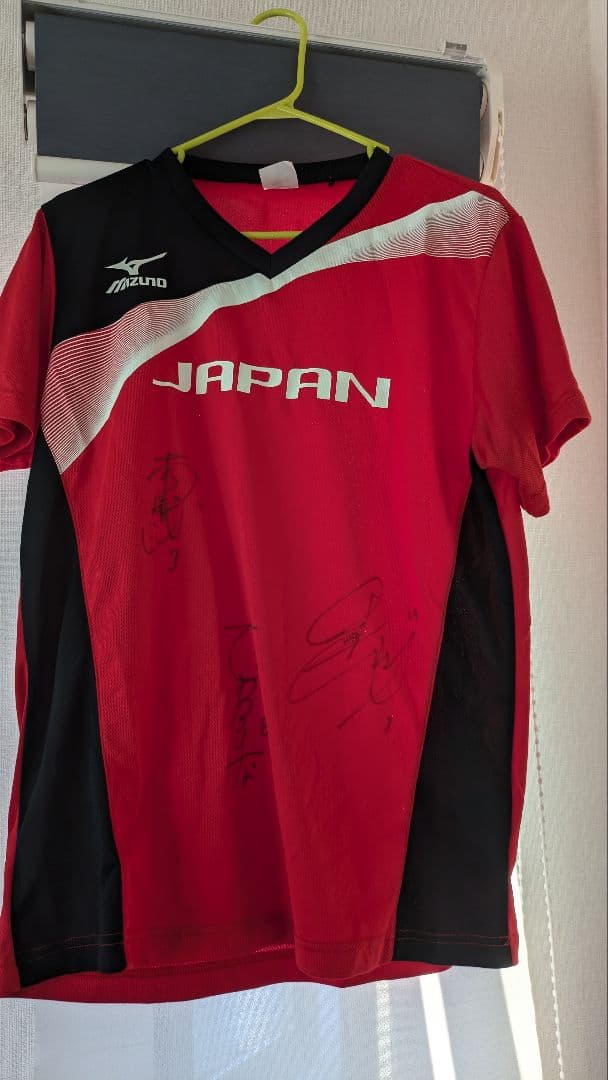 ミズノ 日本代表 バレーボールシャツ サイン入り