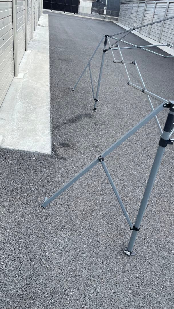 タープテント ワンタッチタープテント　3m×3m　オーニング付き