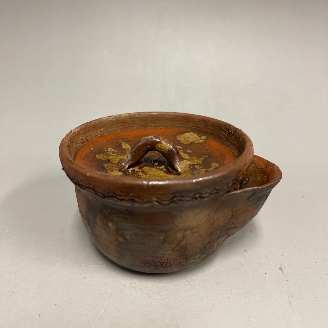 備前焼　宝瓶　在名あり