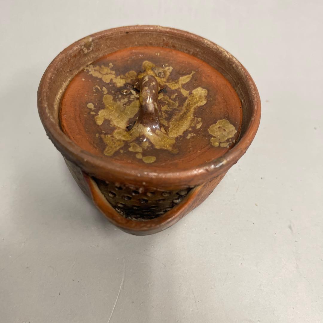 備前焼　宝瓶　在名あり