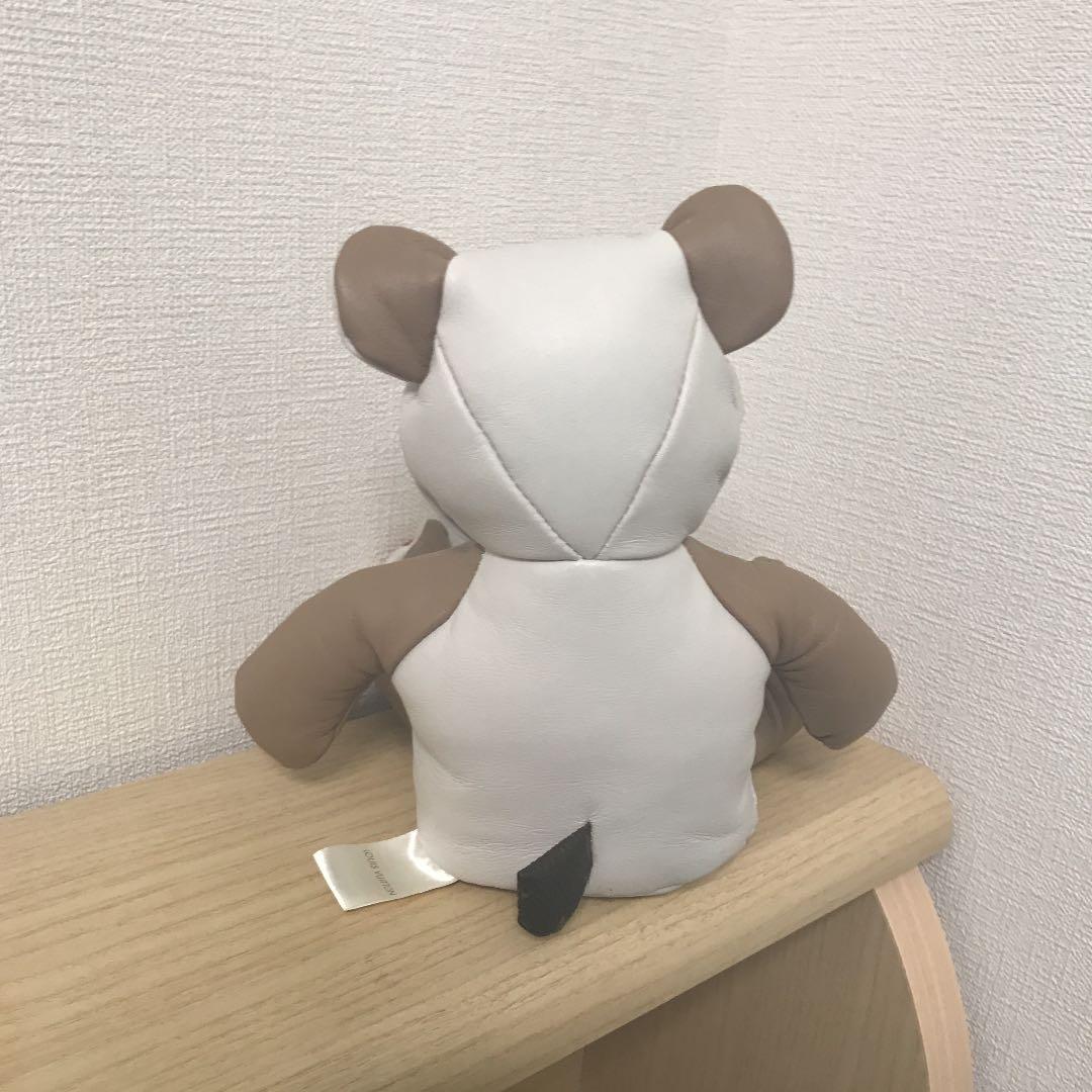 LOUIS VUITTON ドゥドゥルイ モノグラムレザー くま ぬいぐるみ