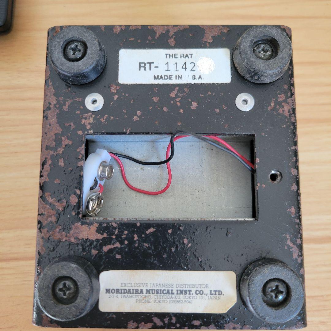 ProCo RAT2, LM308N, ヴィンテージ⁉ 確認用電池＆電源コード付