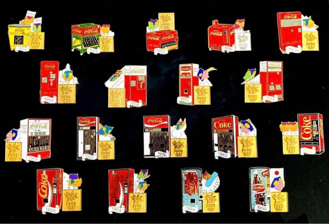 1998年　長野オリンピックパラリンピック　コカコーラ　限定レアピンバッジ