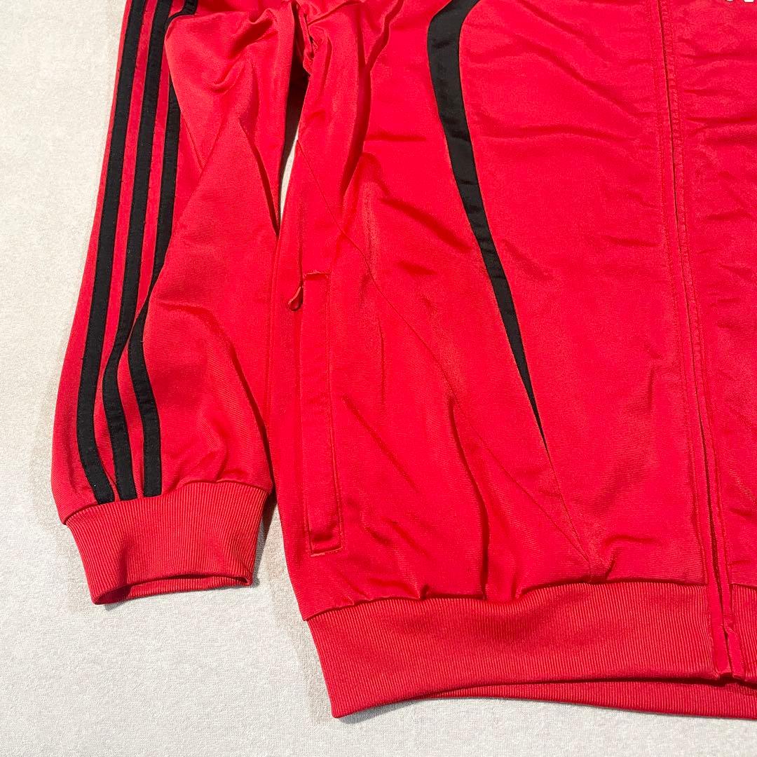 【希少・ビッグサイズ】adidas ACミラン トラックジャケットbwin 赤黒