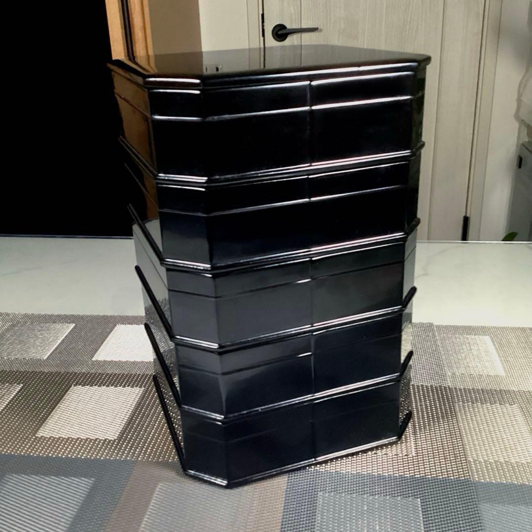 『プレうー特価』　山中塗　二代宗明　助田宗明　縁高重