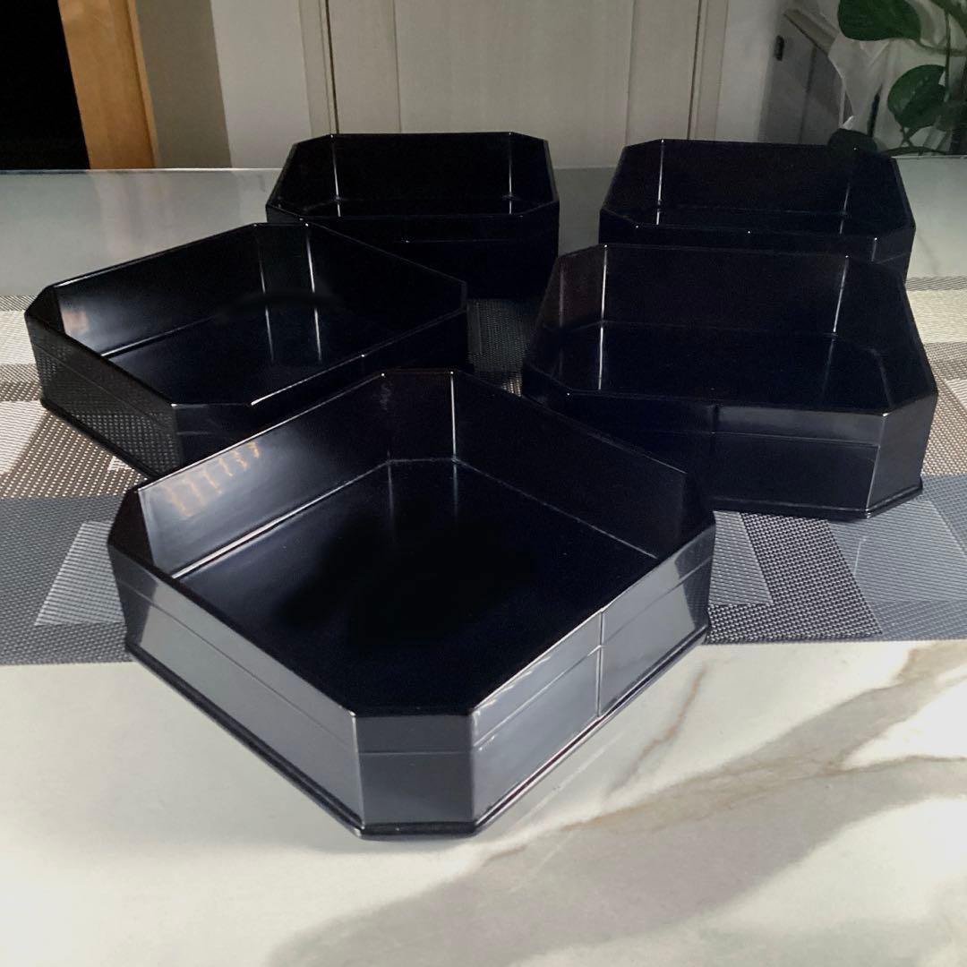 『プレうー特価』　山中塗　二代宗明　助田宗明　縁高重