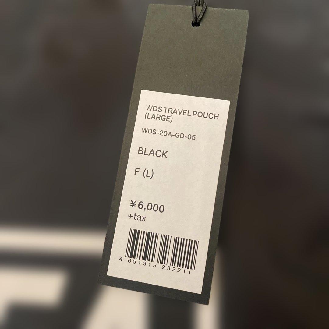 新品　WDS ウィンダンシー　トラベルポーチ　セット ブラック S M L