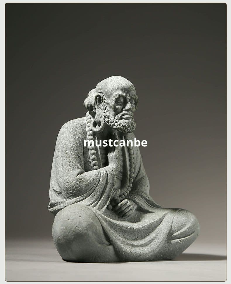 仏教美術 悟聞仏像 達磨祖師 茶室 応接間 禅意 装飾品 工芸品 置物