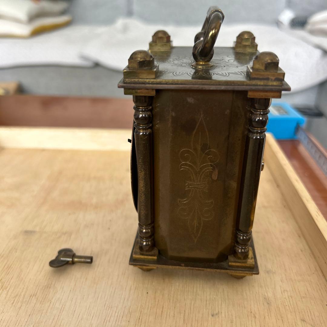 希少アンティーク置時計 Smiths（スミス）社製のヴィンテージ真鍮製　稼働