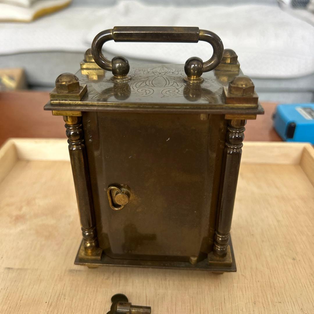 希少アンティーク置時計 Smiths（スミス）社製のヴィンテージ真鍮製　稼働