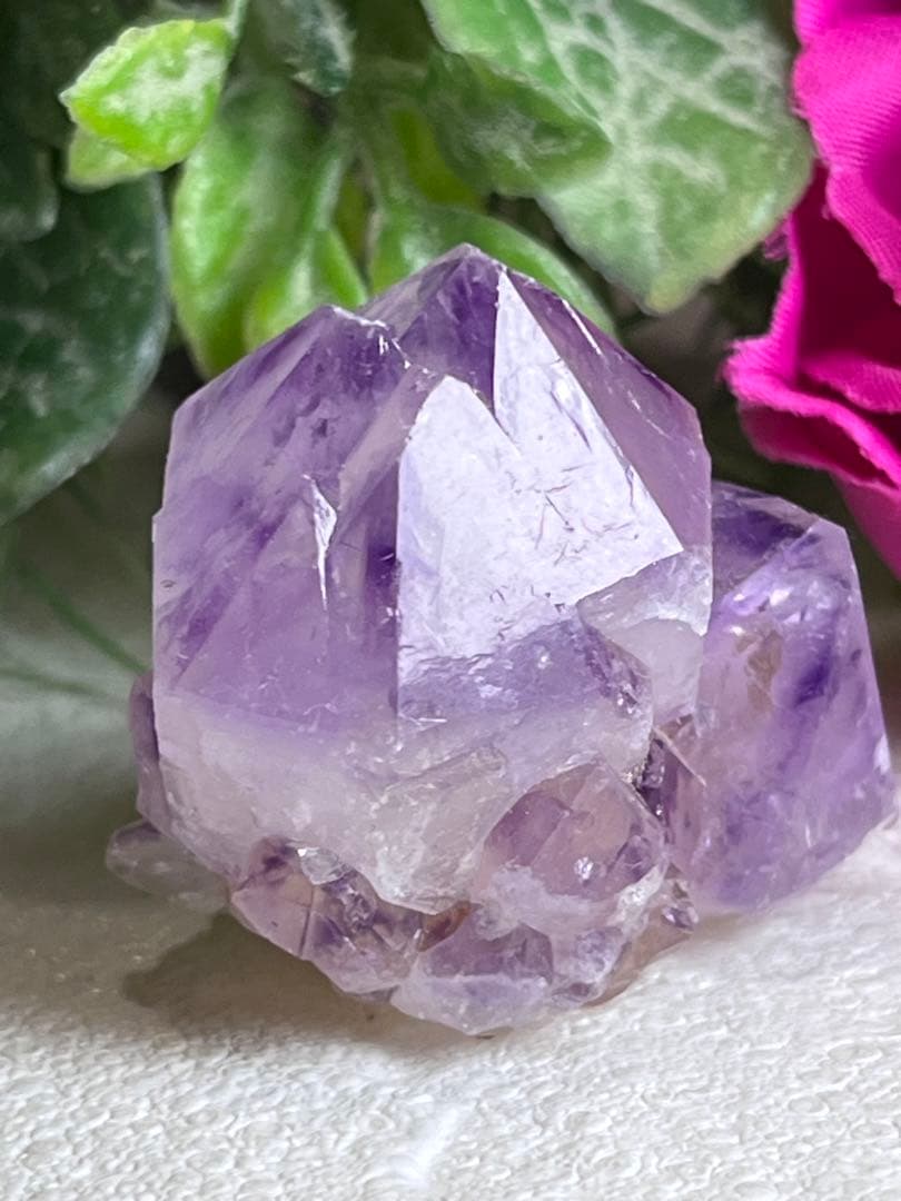 マルチターミネーション✨　精霊を呼ぶ石　カクタスアメジスト　サボテン水晶　原石