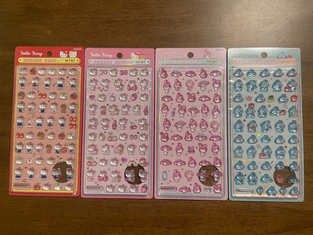 正規品 ボンボンドロップシールmini サンリオキャラクターズ 全8種