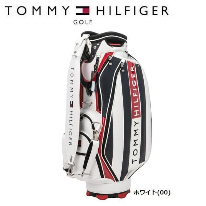 新品 トミーヒルフィガーゴルフ キャディバッグ THMG3FC4 ホワイト