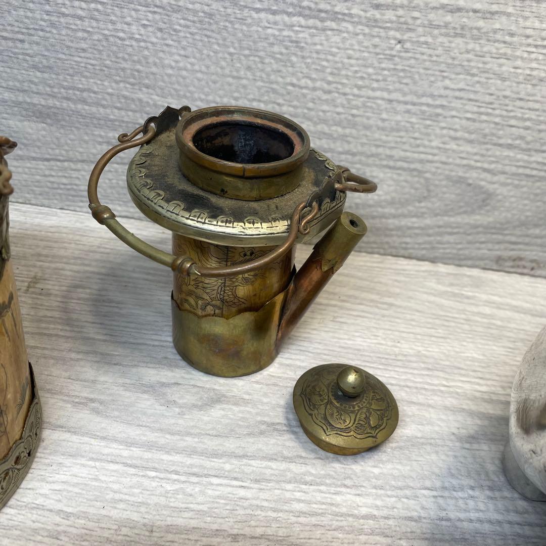 アンティーク雑貨 ボックス　小物入れ　アクセサリーケース　金属製