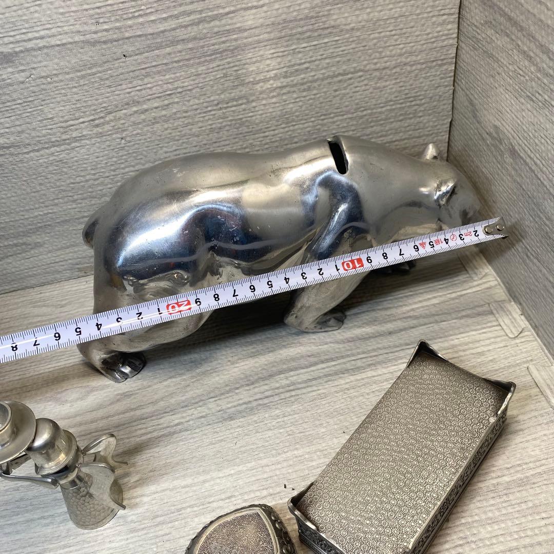 アンティーク雑貨 ボックス　小物入れ　アクセサリーケース　金属製