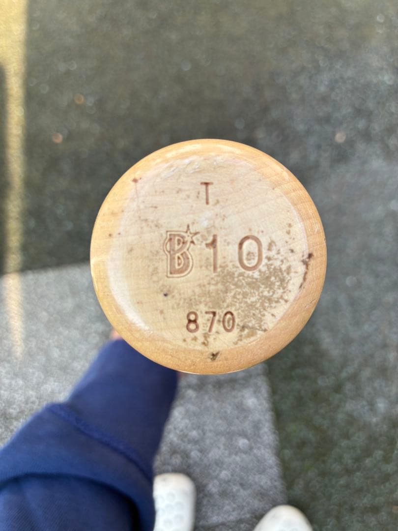 ZETT PROSTATUS 木製バット　　【プロ支給品】 NPB 戸柱恭孝選手