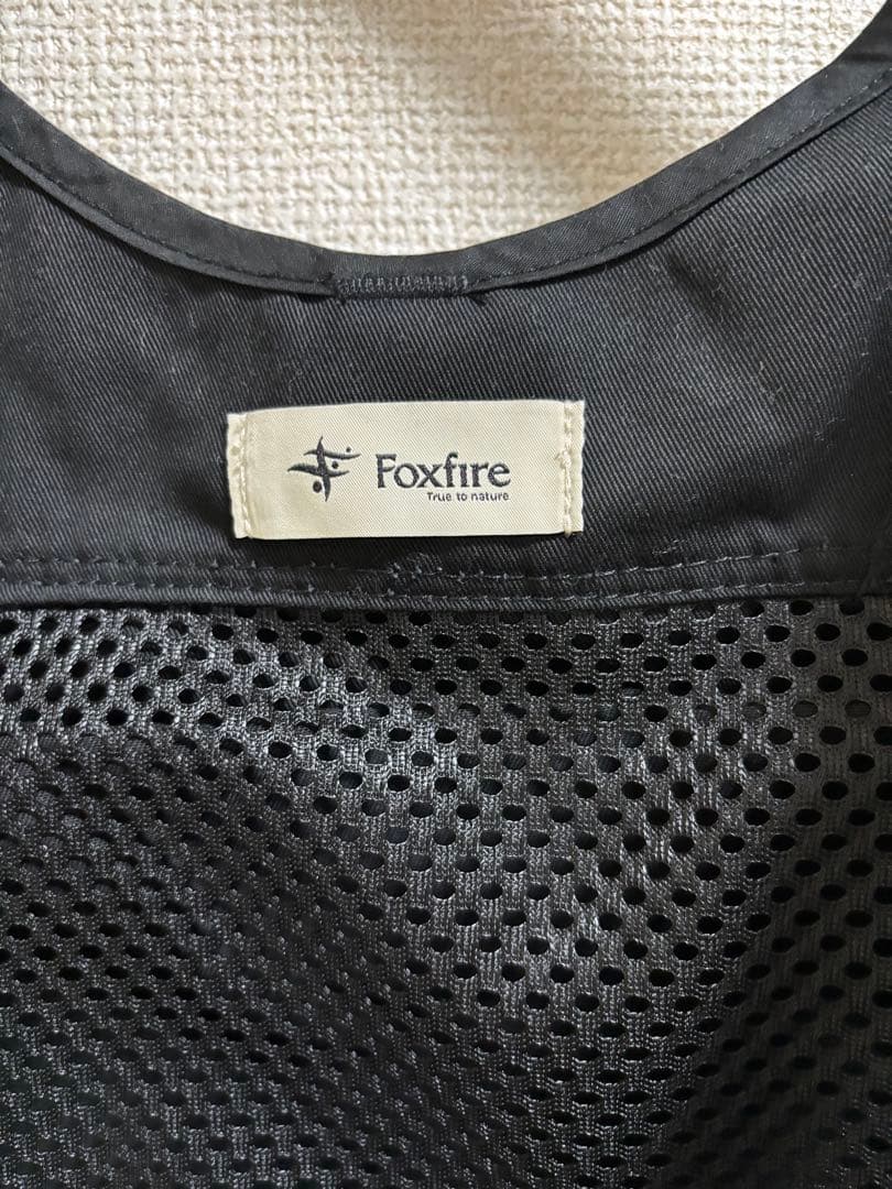 FOXFIRE フィッシングベスト ブラック