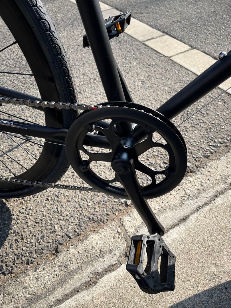 【新車】　クロスバイク　backpacker.snake ブラック防犯登録付き