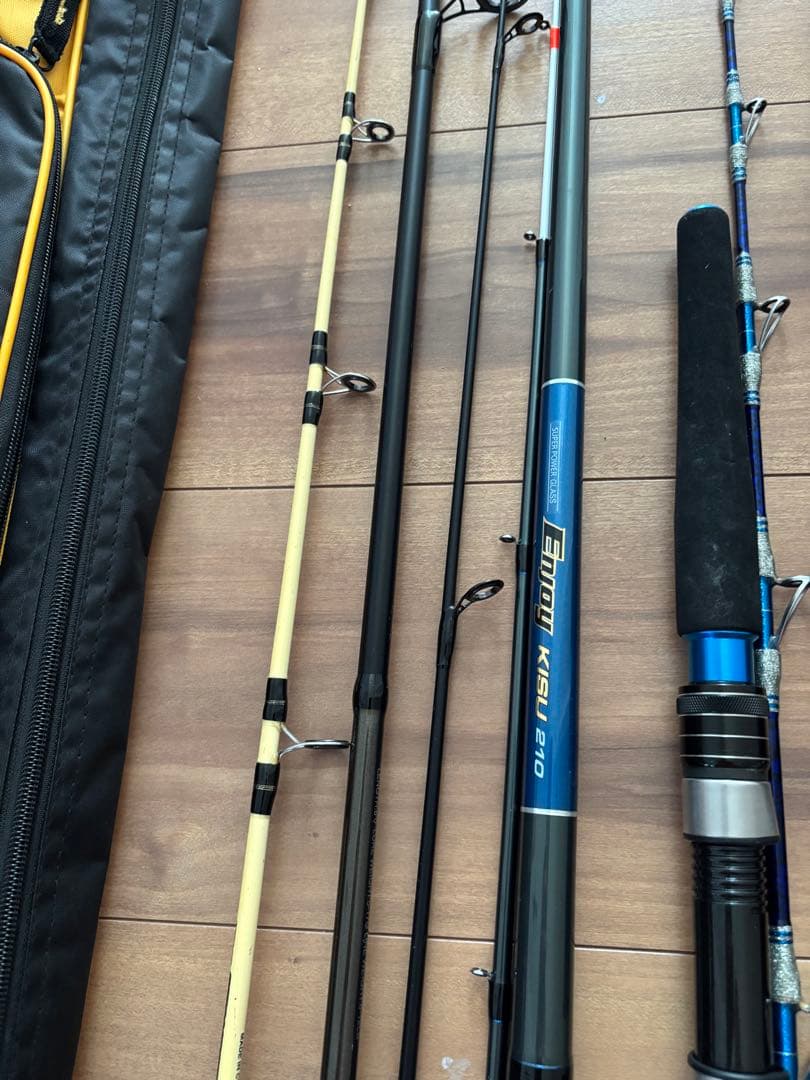 船フィッシングロッド 8本セット ケース付き