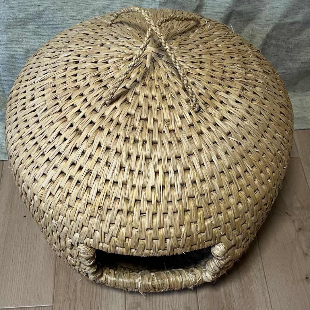 猫ちぐら 持ち手付き 新潟県小千谷市 手作り ハンドメイド 工芸品