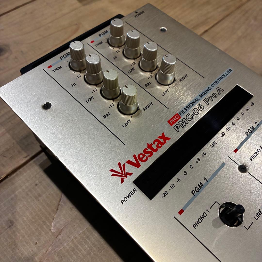 【即決可】Vestax PMC-06 Pro A DJミキサー 純正アダプタ付